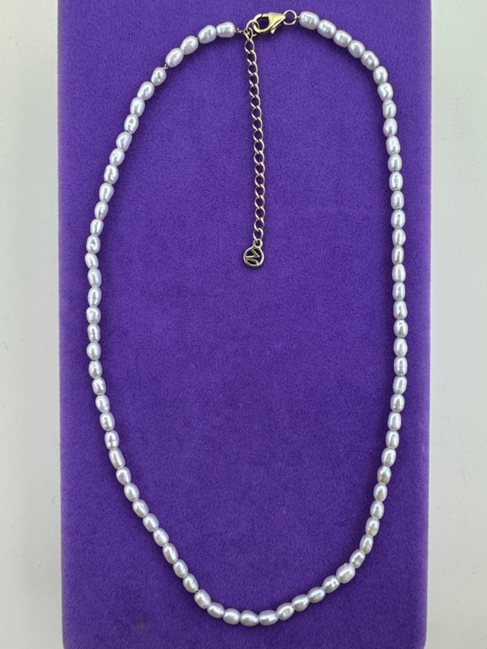 💛 Classic Mejuri 18k Vermeil Tiny Pearl Necklace